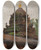 Triptych art skateboard deck of Jan Cigliski Old Temple In Madras From The Journey To India by Jan Ciaglinski (1858-1913)