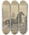 Triptych art skateboard deck of Johann Georg Pforr Turkish Horses by Johann Georg Pforr (1745-1798)