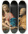 Triptych art skateboard deck of Giovanni Battista Salvi Da Sassoferrato Die Heilige Familie by Giovanni Battista Salvi Da Sassoferrato (1609-1685)