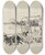 Triptych art skateboard deck of Max Beckmann Der Morgen by Max Beckmann (1884-1950)