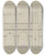 Triptych art skateboard deck of John Dieterich Pa German Dower Chest_1 by John Dieterich