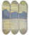 Triptych art skateboard deck of Ernst Schiess View On The Lake Of Lugano Toward The Mountains Of Porlezza by Ernst Schiess (1872-1919)