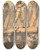 Triptych art skateboard deck of Julius Caesar Ibbetson Sawed Into Planks by Julius Caesar Ibbetson (1759-1817)