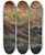 Triptych art skateboard deck of Arnold Peter Weiszkubnan Sunset In The Mountains_2 by Arnold Peter Weisz-Kubnan (1898-1944)