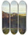 Triptych art skateboard deck of John La Farge The Last Valley Paradise Rocks by John La Farge (1835-1910)