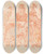 Triptych art skateboard deck of James Ensor The Mocking Of Christ by James Ensor (1860-1949)