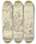Triptych art skateboard deck of Raymond Lafage Bacchus And Ariadne by Raymond Lafage (1656-1682)