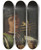 Triptych art skateboard deck of Giorgione Giovanni Borgherini And His Tutor by Giorgione (1477-1510)