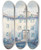 Triptych art skateboard deck of Paul Archibald Octave Caron Seminaire Des Sulpiciens by Paul Archibald Octave Caron (1874-1941)