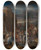 Triptych art skateboard deck of Gerard Hoet Moses Schlgt Wasser Aus Dem Felsen by Gerard Hoet (1648-1733)
