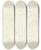Triptych art skateboard deck of Edvard Weie Landskab Med Palmer Cannes_2 by Edvard Weie (1879-1943)