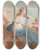 Triptych art skateboard deck of Charles Chaplin Allegory Of Poetry by Charles Chaplin (1825-1891)