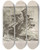 Triptych art skateboard deck of Albert Ilg Allegorien Und Embleme Vol I Pl099 by Albert Ilg (1847-1896)