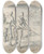 Triptych art skateboard deck of Jacob Matham Emblem Drawing Hope Sustains Me by Jacob Matham (1571-1631)