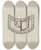 Triptych art skateboard deck of James M Lawson Knee Buckles by James M Lawson