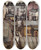 Triptych art skateboard deck of Eero Jrnefelt View From The Artists Bernhardinkatu Home by Eero Jarnefelt (1863-1937)