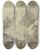 Triptych art skateboard deck of Jacob Happ Wasserschpfender Hirte Mit Seiner Ziegenherde by Jacob Happ (1861-1936)
