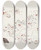 Triptych art skateboard deck of Carel Adolph Lion Cachet Bloemen by Carel Adolph Lion Cachet (1864-1945)