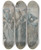 Triptych art skateboard deck of Constantin Guys Englishmen In Paris by Constantin Guys (1805-1892)