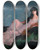 Triptych art skateboard deck of Ignacio Zuloaga Countess Mathieu De Noailles Anna Elisabeth De Brancovan by Ignacio Zuloaga (1870-1945)