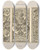 Triptych art skateboard deck of Albert Ilg Allegorien Und Embleme Vol Ii Pl053 by Albert Ilg (1847-1896)