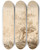 Triptych art skateboard deck of Jeanbaptiste Le Prince Shepherd With His Flock In A Clearing by Jean-Baptiste Le Prince (1734-1781)