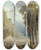 Triptych art skateboard deck of Hubert Robert Repas Servi Aux Troupes Dans Une Alle Des Champselyses Ou Dans Le Parc De Saintcloud by Hubert Robert (1733-1808)