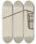 Triptych art skateboard deck of Ivar Julius Flambeau by Ivar Julius