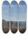 Triptych art skateboard deck of Frans Post Landscape In Brazil With Sugar Plantation by Frans Post (1612-1680)