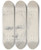 Triptych art skateboard deck of Christen Kbke Portrait Of The Sculptor Hermann Ernst Freund by Christen Kobke (1810-1848)
