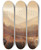 Triptych art skateboard deck of James David Smillie Waterfall And Distant Hills by James David Smillie (1833-1909)