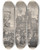 Triptych art skateboard deck of William Hogarth Southwark Fair_2 by William Hogarth (1697-1764)