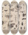 Triptych art skateboard deck of Rodolpho Von Ihering Atlas Da Fauna Do Brasil Pl06 by Rodolpho Von Ihering (1883-1939)