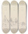 Triptych art skateboard deck of James Moore The Old Parsonage Portland England by James Moore (1762-1799)