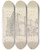 Triptych art skateboard deck of James Moore St Catherines Chapel Abbotsbury Dorset England by James Moore (1762-1799)