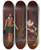 Triptych art skateboard deck of Jean Auguste Dominique Ingres Henri Iv Jouant Avec Ses Enfants Au Moment O Lambassadeur Despagne Est Admis En Sa Prsence by Jean Auguste Dominique Ingres (1780-1867)