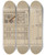 Triptych art skateboard deck of Nicholas Gorid Chest_2 by Nicholas Gorid (20-)