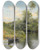 Triptych art skateboard deck of Emilio Snchezperrier A Summer Day On The River by Emilio Snchez-Perrier (1855-1907)