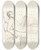 Triptych art skateboard deck of William Mulready Selfportrait Of The Artist Reclining On A Gothic Couch Reading A Book by William Mulready (1786-1863)