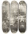 Triptych art skateboard deck of Joseph Pennell Munitions River by Joseph Pennell (1857-1926)