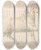 Triptych art skateboard deck of William Sawrey Gilpin An Arabian Stallion Walking To Right by William Sawrey Gilpin (1762-1843)