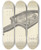 Triptych art skateboard deck of Karl Joubert Flatiron Holder by Karl Joubert