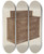 Triptych art skateboard deck of Pearl Davis Dresser by Pearl Davis