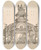 Triptych art skateboard deck of Eduard Chmelarz Die Ehrenpforte Des Kaisers Maximilian I Pl15 by Eduard Chmelarz (1847-1900)