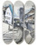Triptych art skateboard deck of Otto Geigenberger Landsberg Am Lech by Otto Geigenberger (1881-1946)