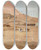 Triptych art skateboard deck of Jan Cigliski Desert And Pyramid Motif From The Journey To Egypt by Jan Ciaglinski (1858-1913)