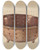 Triptych art skateboard deck of Yolande Delasser Colander by Yolande Delasser (1935)