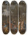 Triptych art skateboard deck of Nicolas Poussin The Sacrament Of Ordination Christ Presenting The Keys To Saint Peter by Nicolas Poussin (1594-1665)