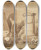 Triptych art skateboard deck of Philipp Jakob Becker Antike Trmmer Aus Der Rmischen Kaiserzeit by Philipp Jakob Becker