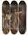 Triptych art skateboard deck of Willem Geets Exorcism Of Joanna Of Castile by Willem Geets (1838-1919)